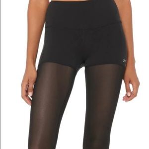 COPY - Alo Yoga Black Mesh Leggings